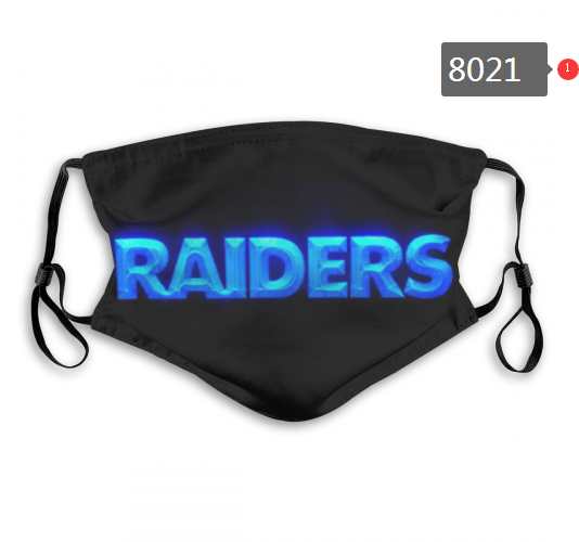 NFL 2020 Oakland Raiders #9 Dust mask with filter->nfl dust mask->Sports Accessory